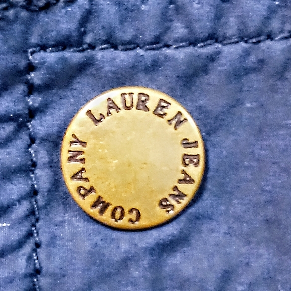 8 NEW W TAG LRL LAUREN RALPH LAUREN MIDNIGHT BLUE CROPPED CARGO PANTS - Picture 9 of 9